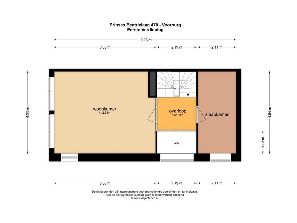 Prinses Beatrixlaan 470, Voorburg floorplan-1