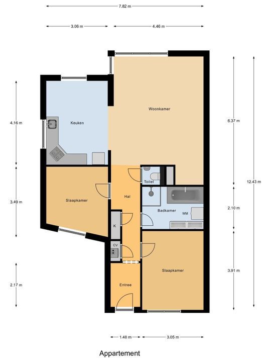 Abraham Patrasstraat 18, Den Haag floorplan-0