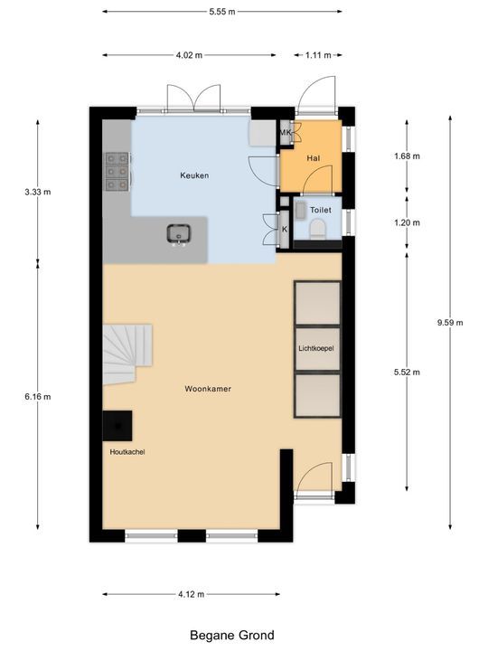 Tuinpad 3, Wassenaar floorplan-0