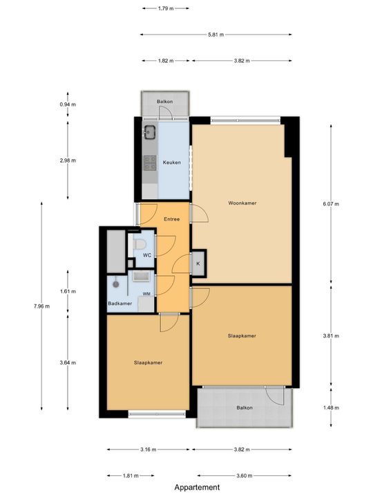 Smaragdhorst 347, Den Haag floorplan-0