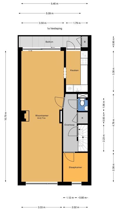 van Matenessestraat 11, Voorburg floorplan-1