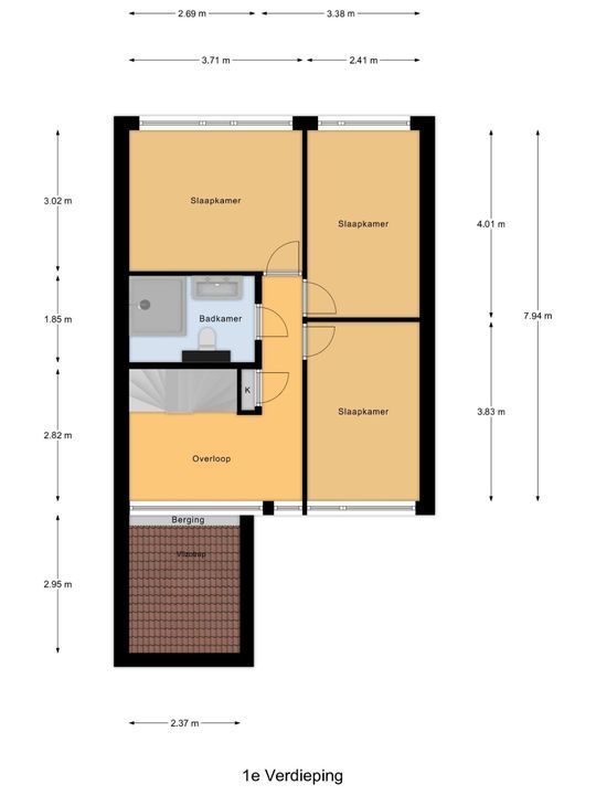 Populierendreef 926, Voorburg floorplan-1