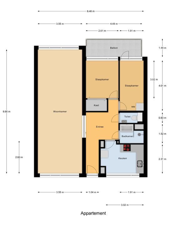 Sint Martinuslaan 13, Voorburg floorplan-0