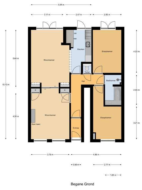 Hendrik Zwaardecroonstraat 173, Den Haag floorplan-0