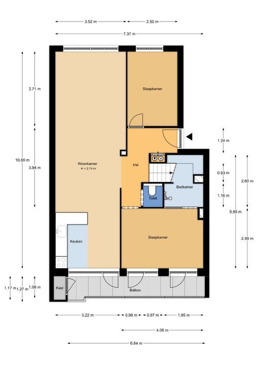 Spaarwaterstraat 56, Den Haag floorplan-0