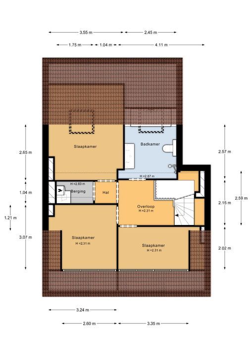 Spaarwaterstraat 56, Den Haag floorplan-1