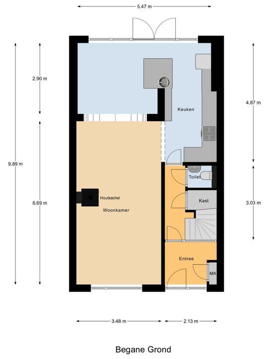 De Ruyterstraat 6, Leidschendam floorplan-0
