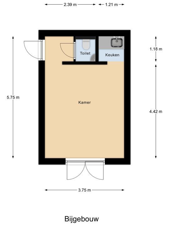 Oosteinde 293, Voorburg floorplan-1