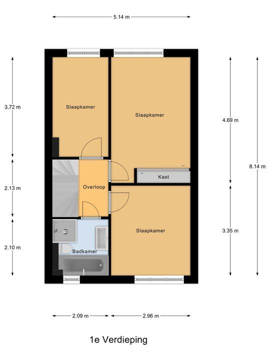 Oosteinde 293, Voorburg floorplan-2