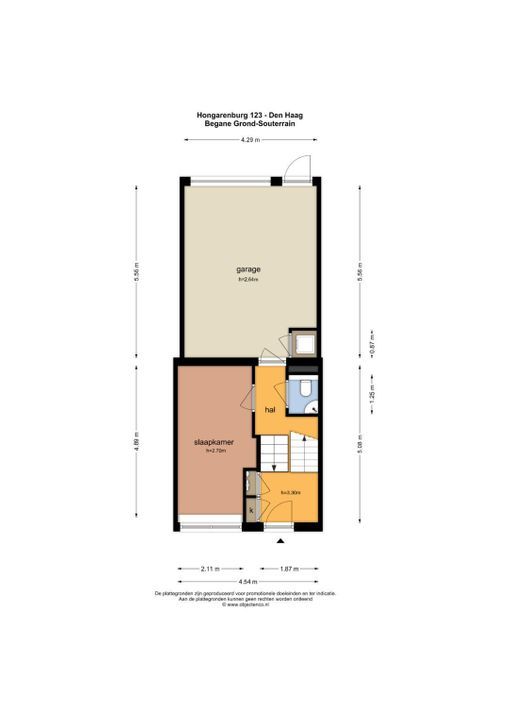 Hongarenburg 123, Den Haag floorplan-2