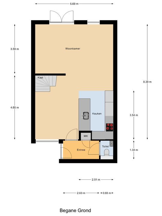 Sperwersingel 127, Den Haag floorplan-1