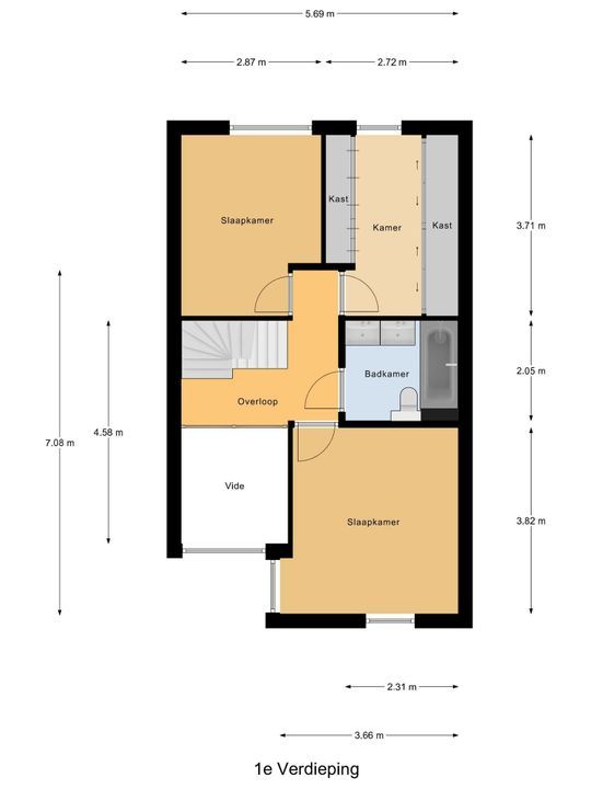 Sperwersingel 127, Den Haag floorplan-2