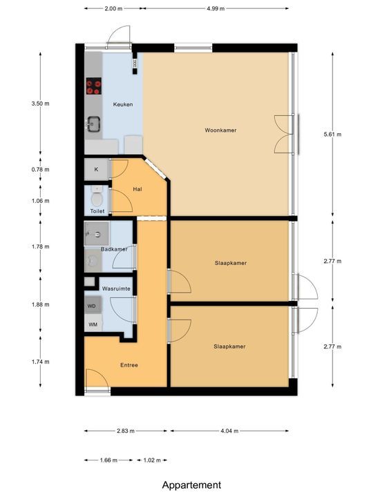 Roggekamp 331, Den Haag floorplan-0