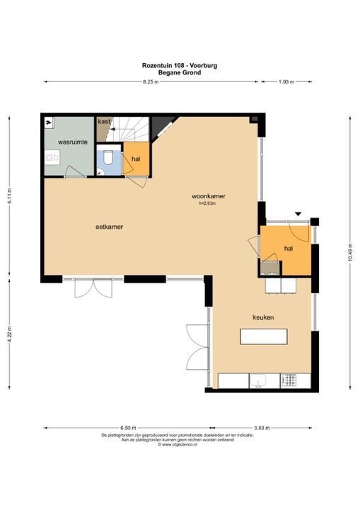 Rozentuin 108, Voorburg floorplan-0