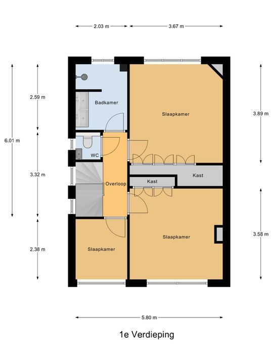 Eemwijkstraat 10, Voorburg floorplan-1