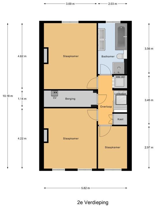 Leeuwendaallaan 77, Rijswijk floorplan-2
