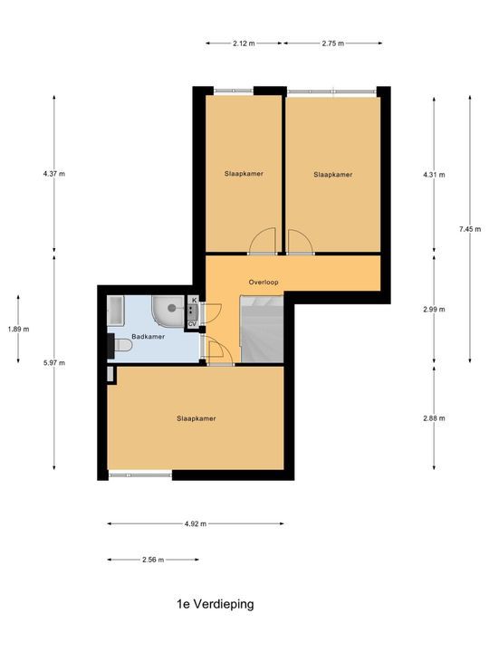 Mendelssohnrode 60, Zoetermeer floorplan-1