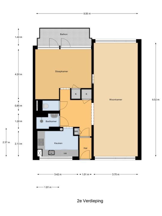 Sint Martinuslaan 27, Voorburg floorplan-0