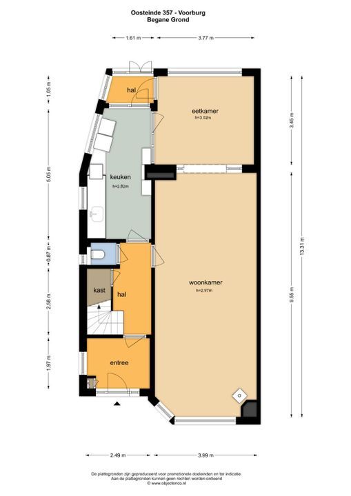 Oosteinde 357, Voorburg floorplan-0