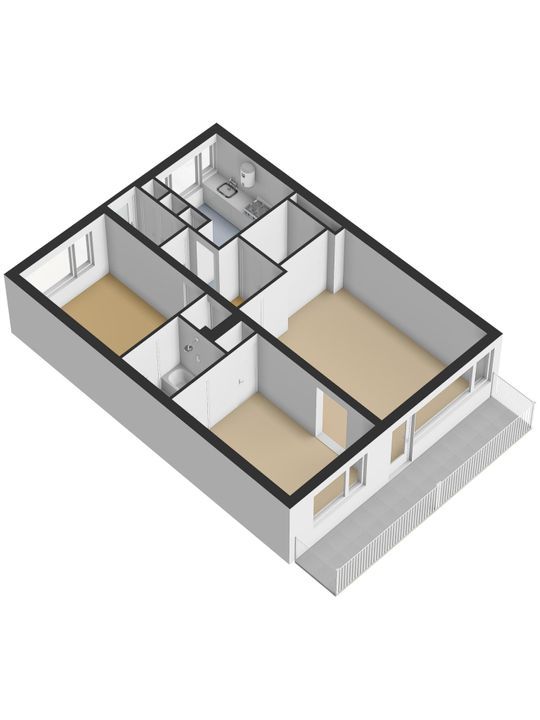 Denenburg 21, Den Haag floorplan-1