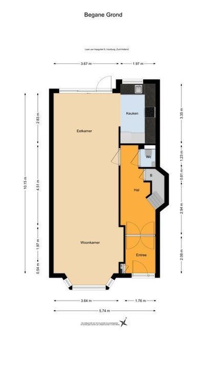 Laan van Haagvliet 9, Voorburg floorplan-1