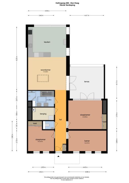 Hellingweg 266, Den Haag floorplan-0
