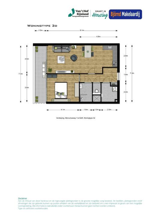 Bouwnummer 41 ong, Delft plattegrond-0