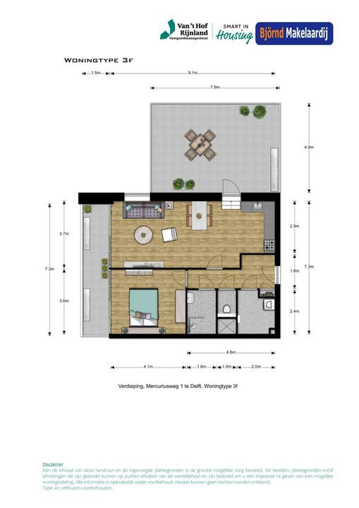 Bouwnummer 67 ong, Delft plattegrond-0