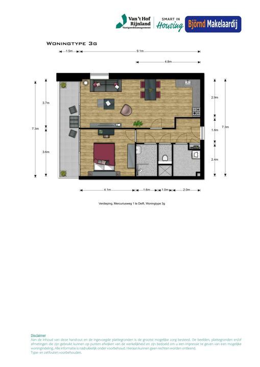 Bouwnummer 68 ong, Delft plattegrond-0