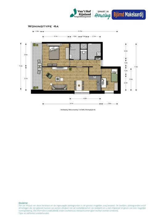 Bouwnummer 14 ong, Delft plattegrond-0