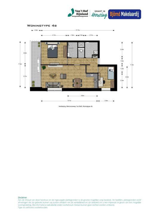 Bouwnummer 53 ong, Delft plattegrond-0
