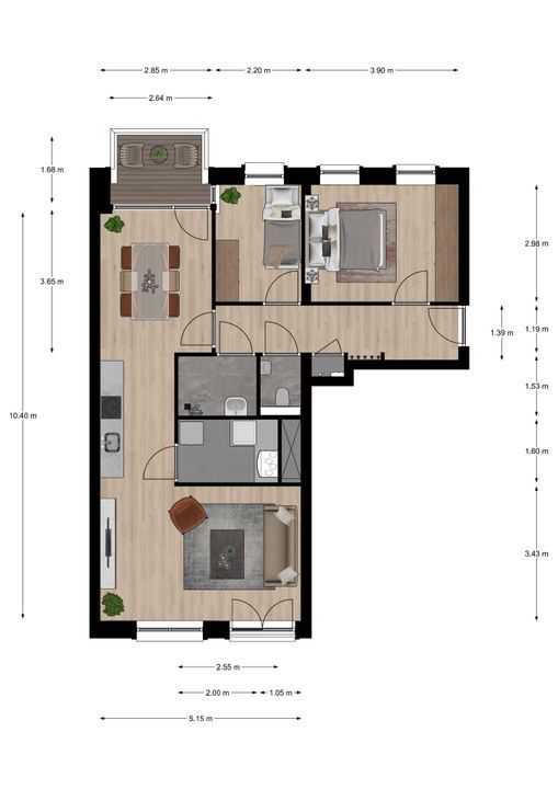 Houttuinen 9 ong, Delft plattegrond-0