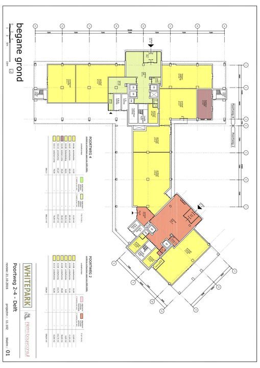 Poortweg 2 4 6 8, Delft plattegrond-1