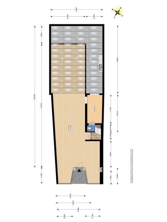 Voldersgracht 22, Delft plattegrond-0