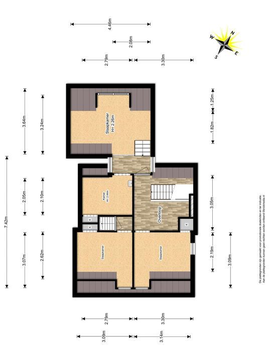 Voldersgracht 22, Delft plattegrond-2