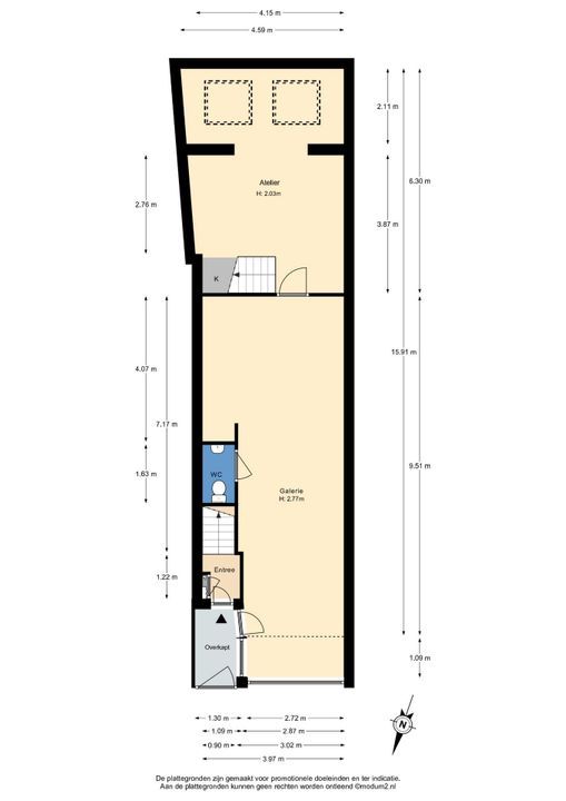 Choorstraat 29, Delft plattegrond-0