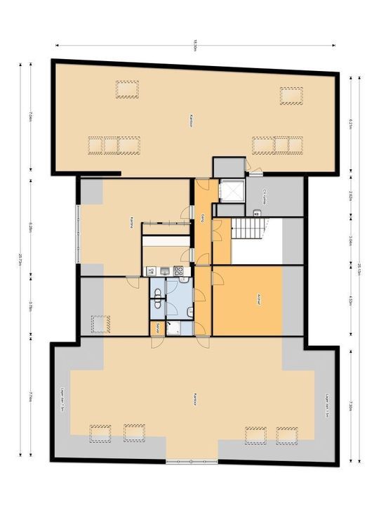 Barbarasteeg 5, Delft plattegrond-0