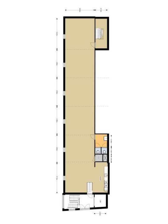 Scheepmakerij 12 A, Delft plattegrond-6