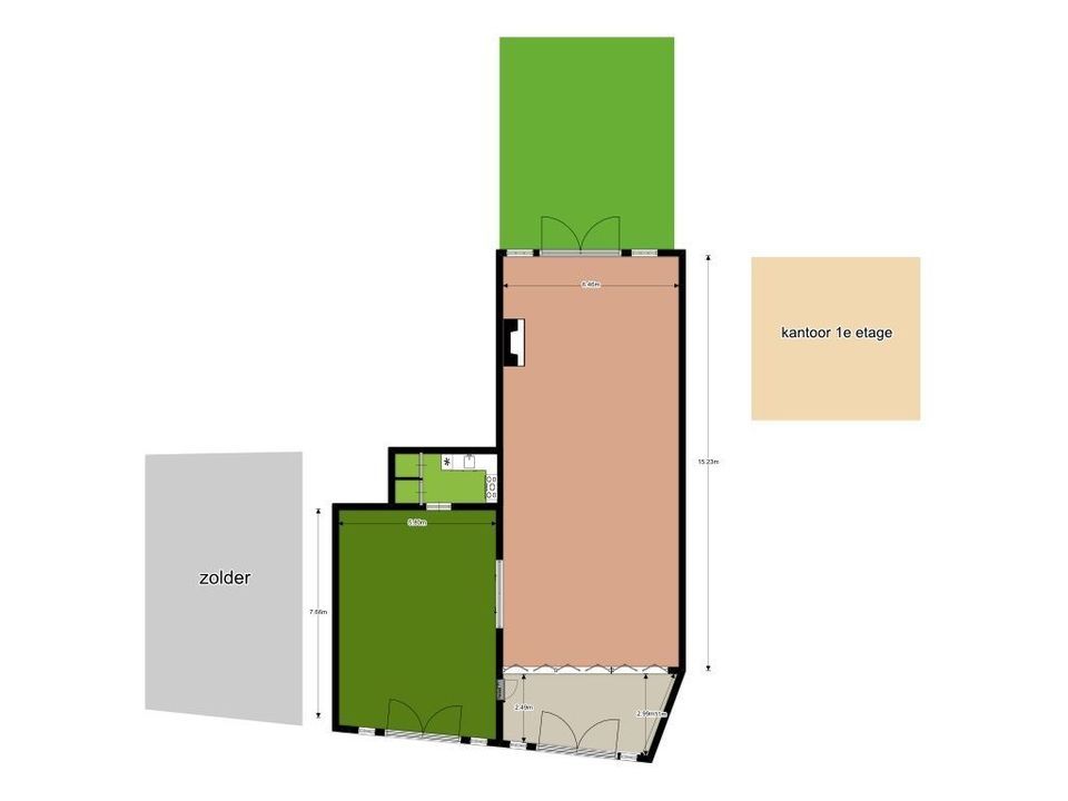 Nieuwe Plantage 54, Delft plattegrond-0