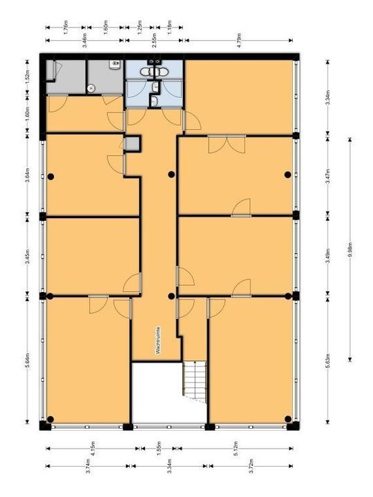 Buitenhofdreef 272, Delft plattegrond-0