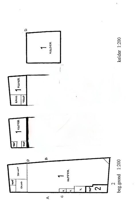 Koornmarkt 2, Delft plattegrond-0
