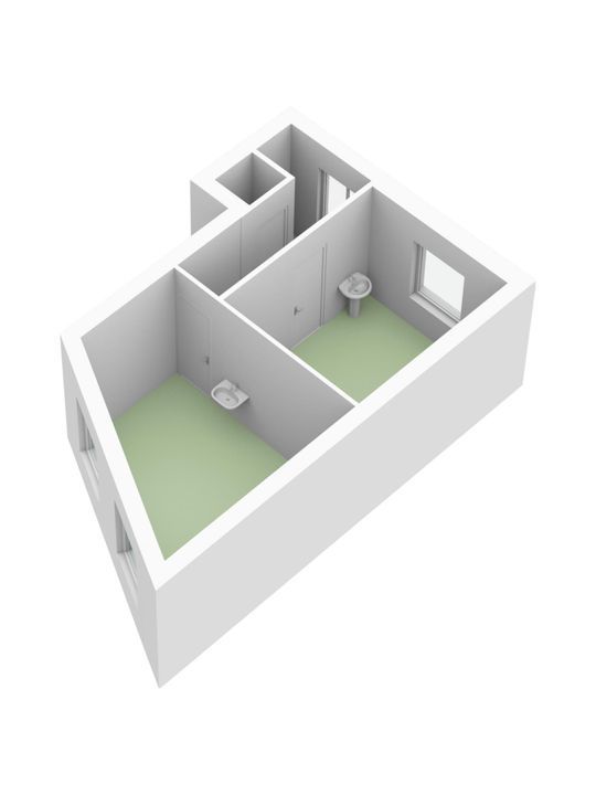 Achterom 34, Delft plattegrond-3
