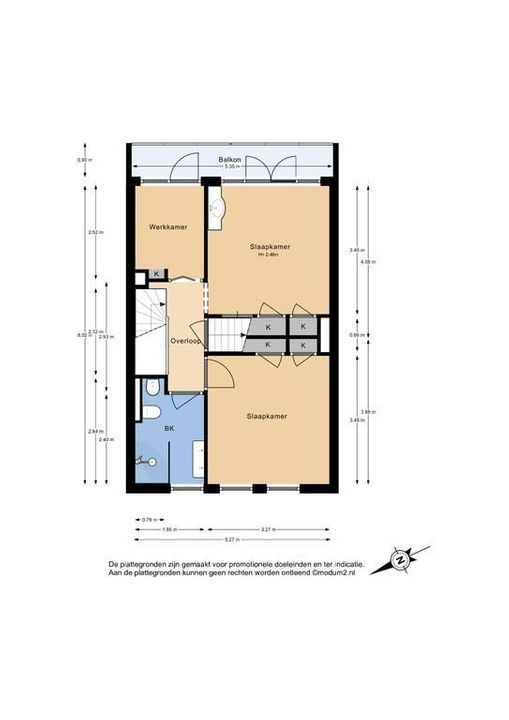 De Vriesstraat 9, Delft plattegrond-0