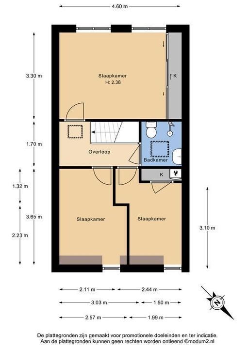 Willemstraat 51, Delft plattegrond-0
