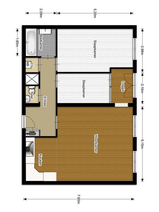 Melkdragerhof 93, Delfgauw plattegrond-0