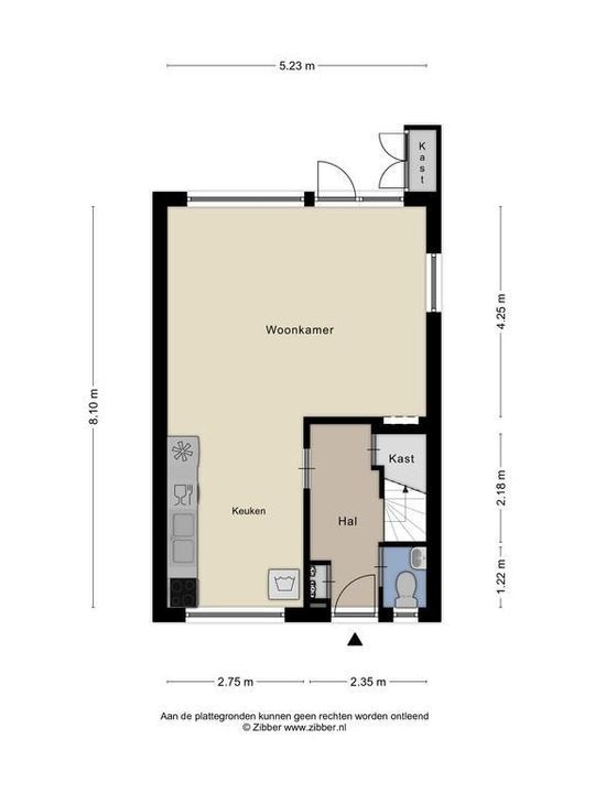 Churchilllaan 39, Delft plattegrond-0