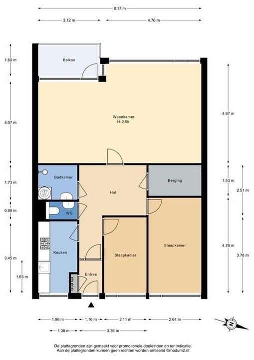 Papsouwselaan 255, Delft plattegrond-0