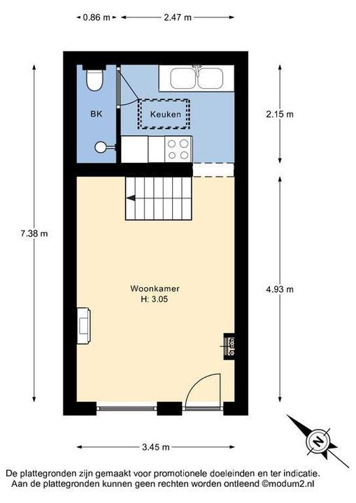Pluympot 6, Delft plattegrond-0