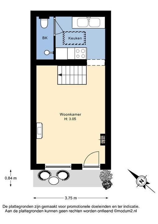 Pluympot 6, Delft plattegrond-2