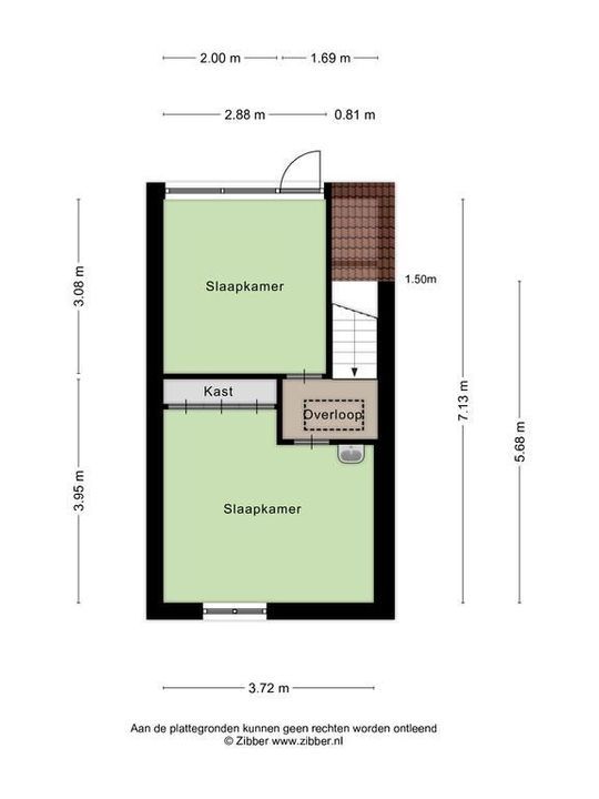 Sint Olofsstraat 1, Delft plattegrond-2
